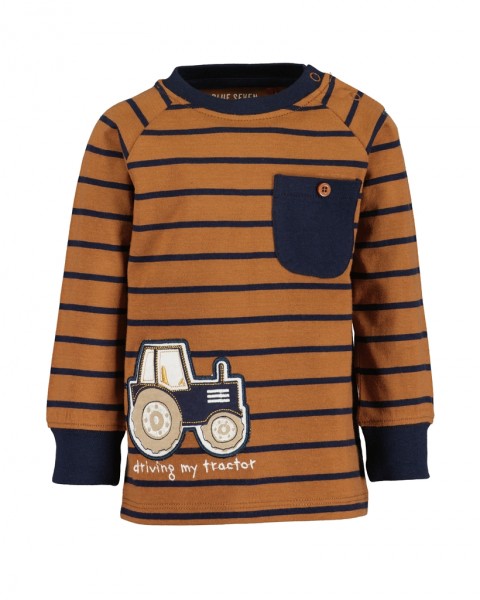 T-Shirt, Rundhals, nuss
