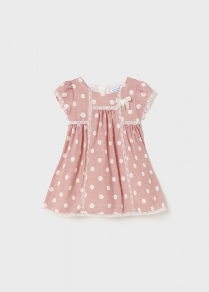 Kleid Punkte, rosé