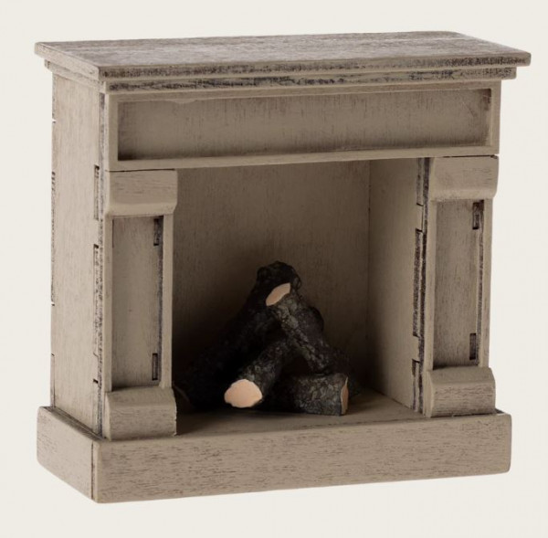 Kamin weiß, Maus