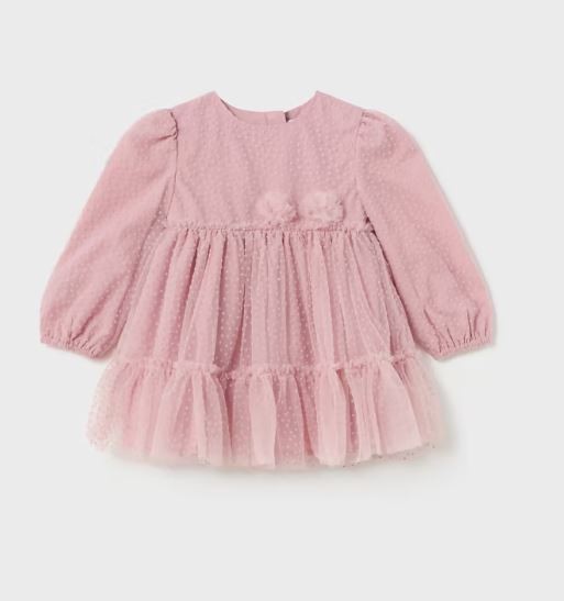 Kleid Tüll, rosé