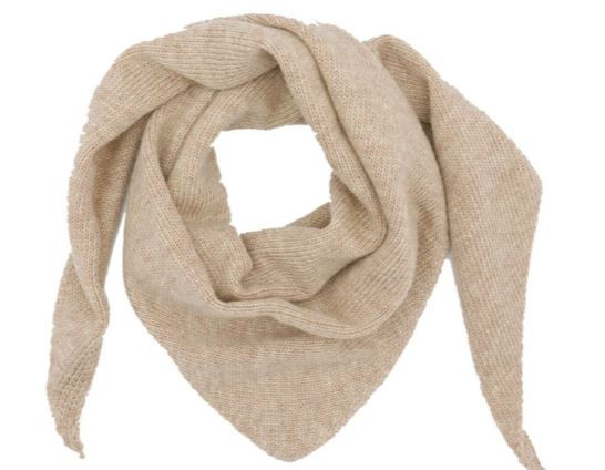 Mini Girl-Dreiecktuch beige