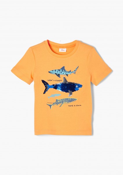 Jerseyshirt "Shark", orange