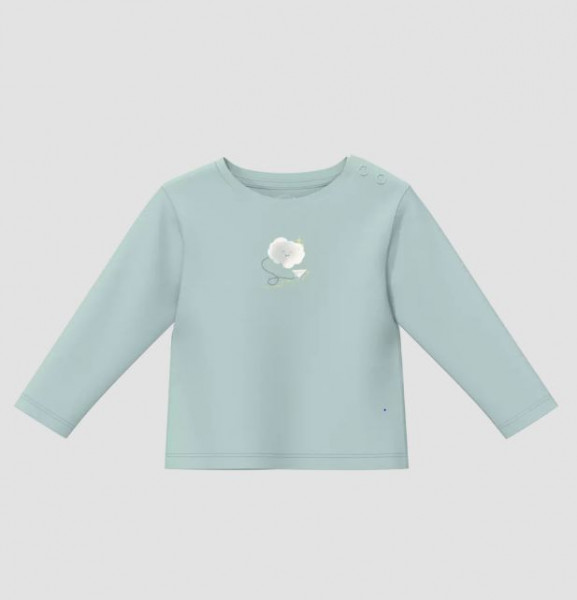 Langarmshirt Mint/Wolke