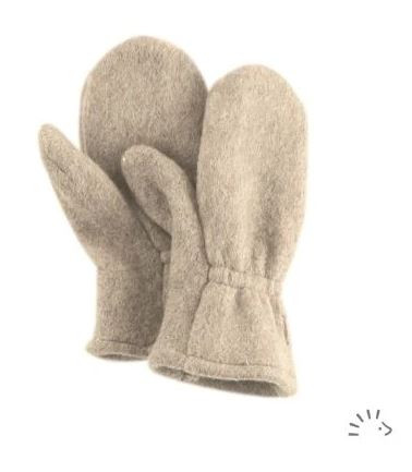 Fäuslinge Wollfleece GOTS Sand Melange