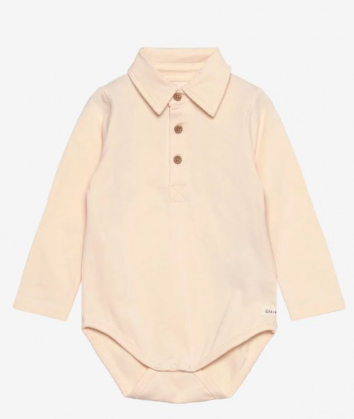 Langarmbody Beige