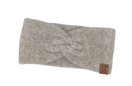 Stirnband, braun-meliert, doppelt
