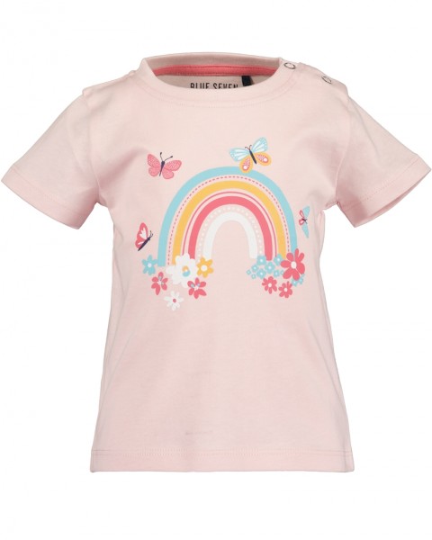 T-Shirt, Rundhals, rosa
