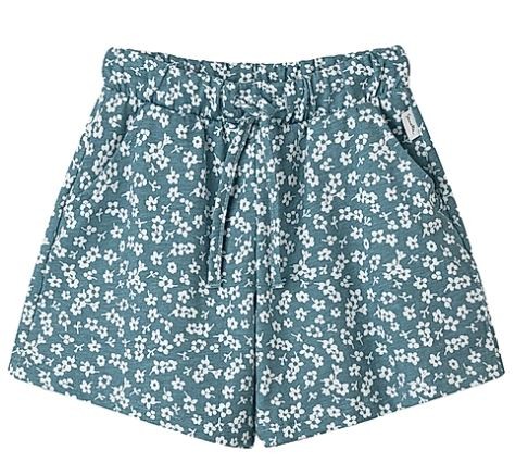 Shorts Blau Blumen