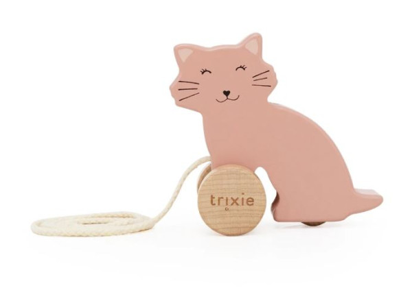 Nachziehtier aus Holz Mrs. Cat