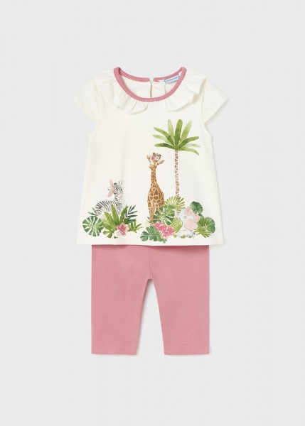 T-Shirt weiss Kamel