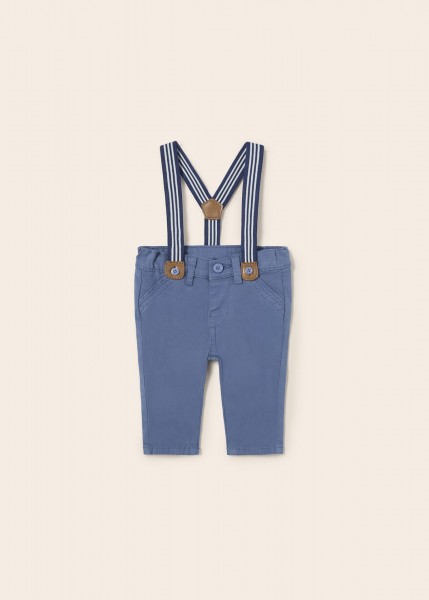 Lange Trägerhose, blau