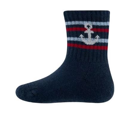 Socken GOTS 98% Baumwolle Anker