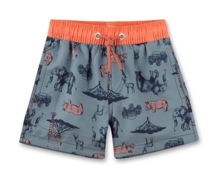 Badeshorts Grau