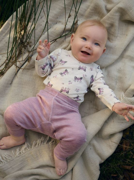 Overall 100% Merinowolle Lila