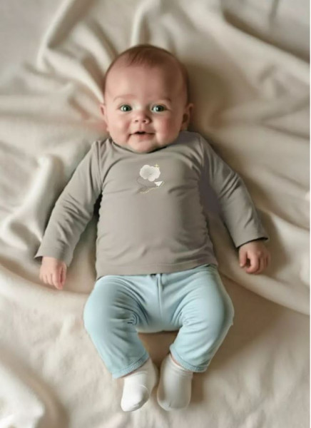 Leggings mit Rippbund Mint