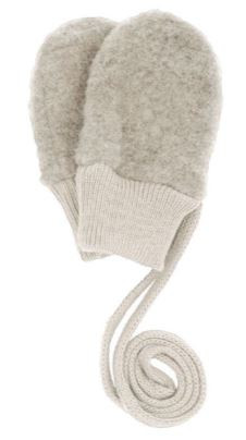 Baby-Fausthandschuhe GOTS Wollfleece beige