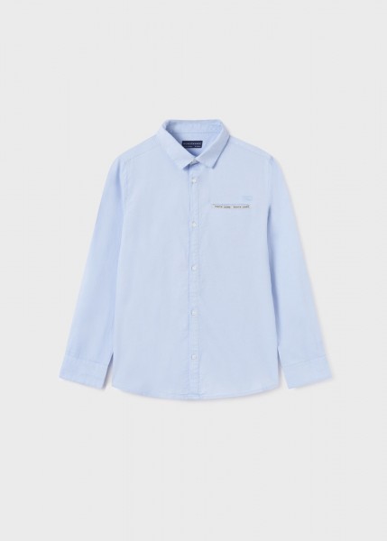 Hemd langarm elegant, hellblau