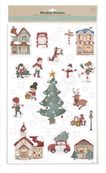 X-Mas Fensteraufkleber XL