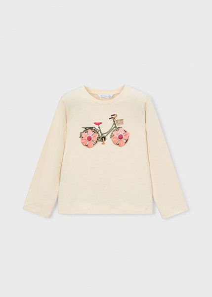 T-Shirt langarm, kichererbs