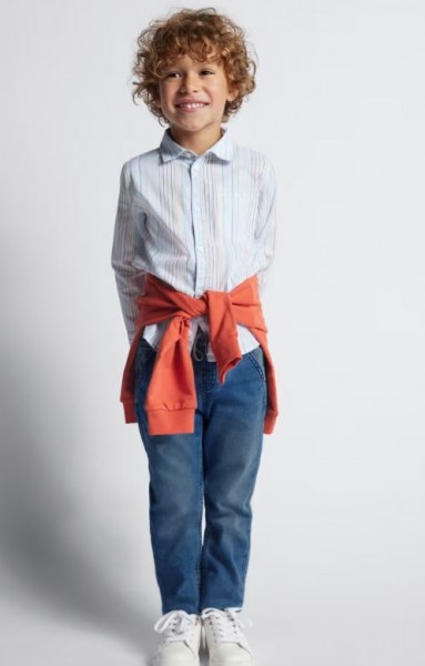 Jogger Hose soft Denim, mitte