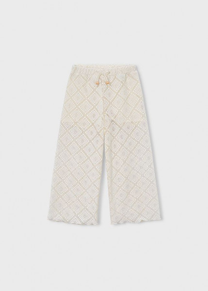 Lange Häkelhose, kichererbs
