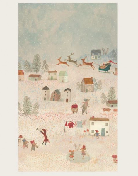 Geschenkpapier "Santa kommt", 10m