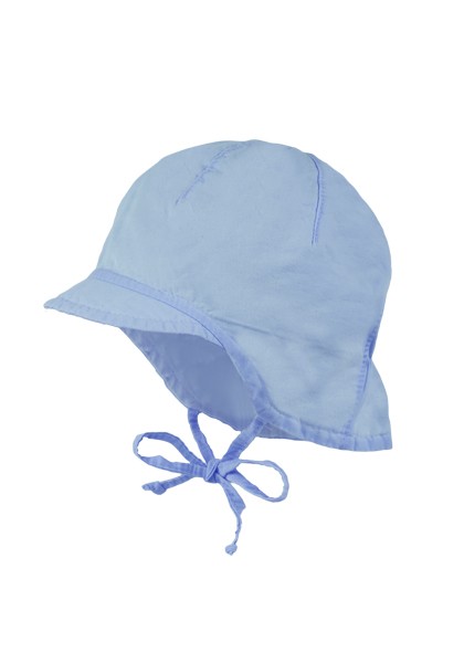BABY-Schildmütze, Nackenschutz, cerulean