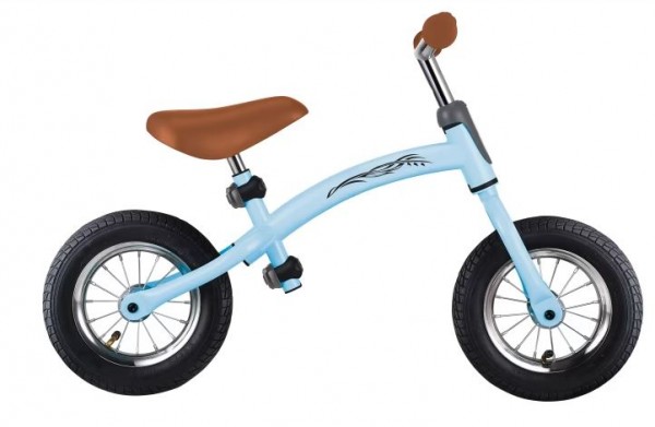 Kinderlaufrad mi 2 Rahmenpositionen, GO BIKE AIR, Pastellblau