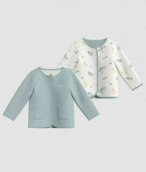 Sweatshirt Mint/Weiß