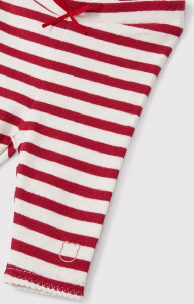 Leggings rot gestreift