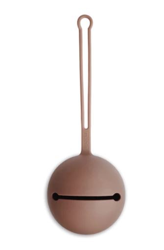 Schnullerbox Silikon, claudy mauve