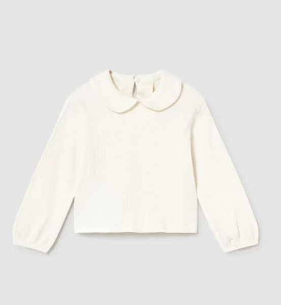 Langarmshirt Creme