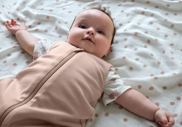 Schlafsack Tog 0,5 BIO Baumwolle rose