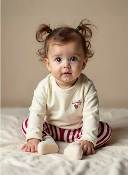 Leggings Streifen Rot