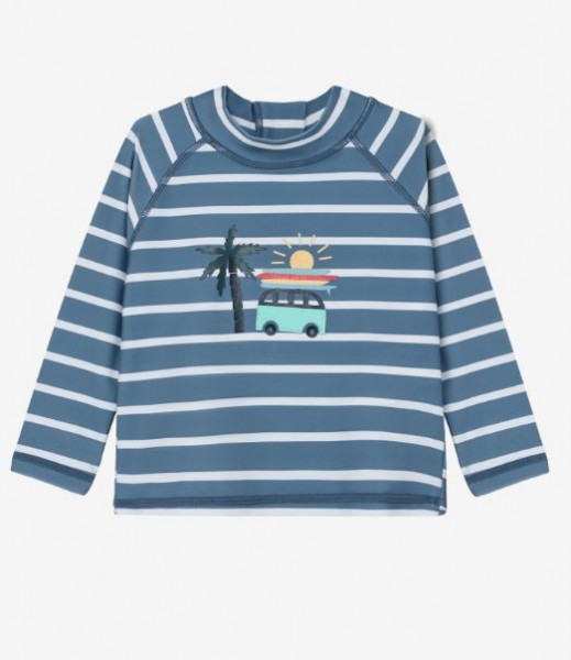 Baby Schwimm-T-Shirt UV 801 Blau