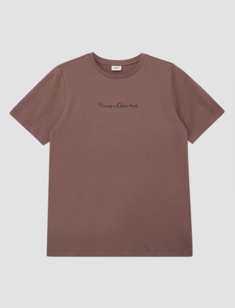 T-shirt Braun/Rose