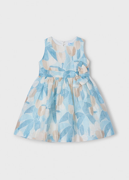 Kleid bedruckt, himmelblau