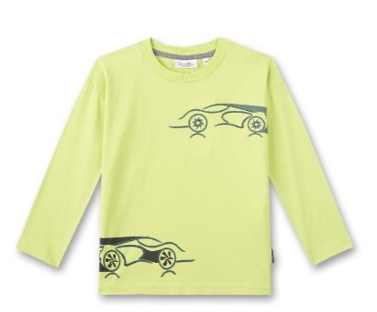 Langarmshirt Grün, 95% GOTS Naturfasern