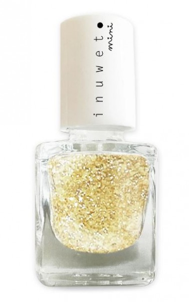 Nagellack Wasserbasis Glitzer Gold