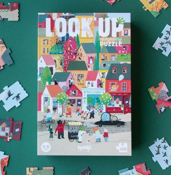 Puzzle mit Spiel Look up