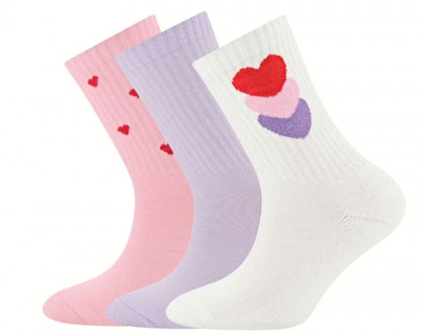 Tennissocken Herzen/Rippe