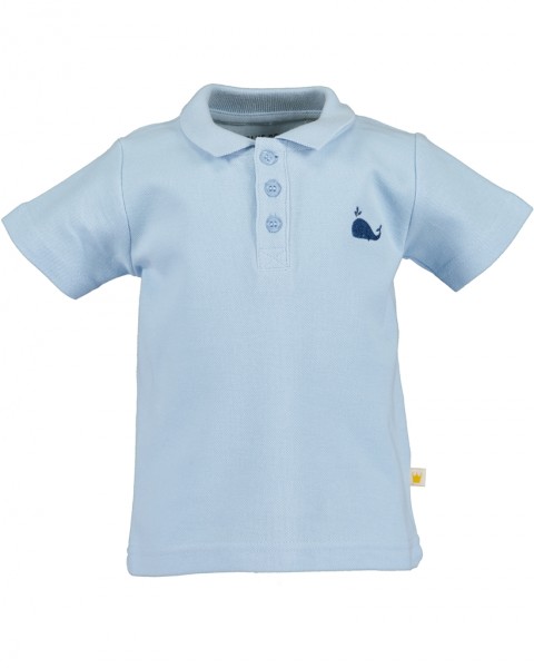 Poloshirt, hl blau