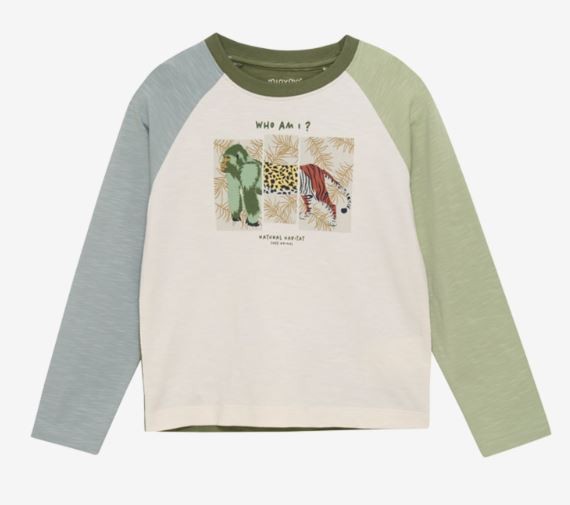 Langarmshirt Safari