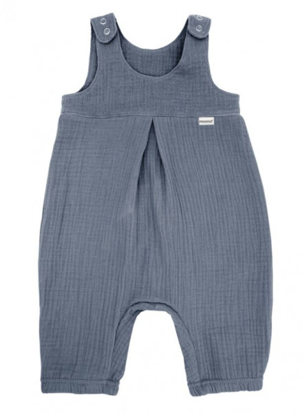 Baby-Overall GOTS Musselin Blau
