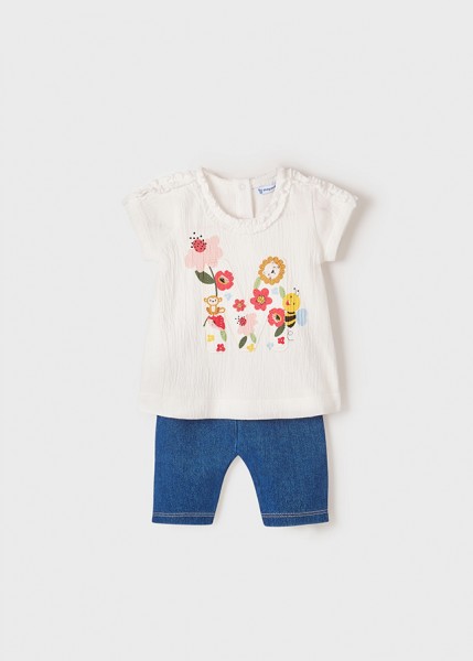 Leggins Bermuda, denim