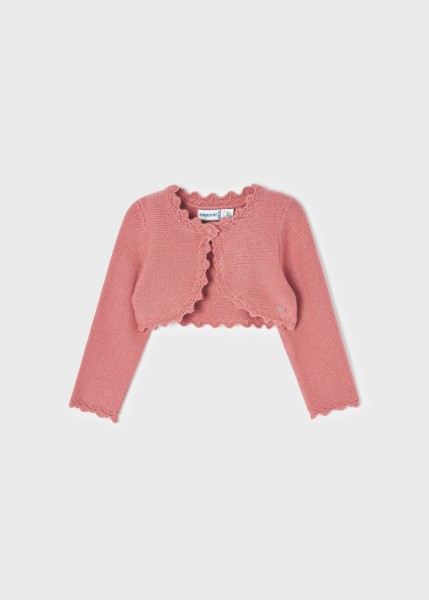 Strickjacke Bolero, Rose