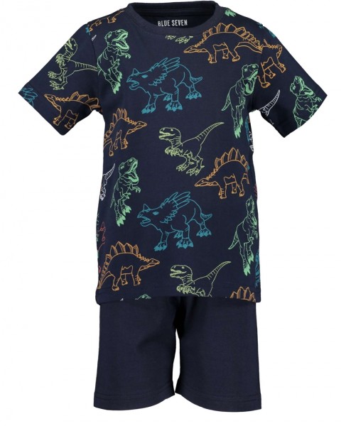 Pyjama, kurz, dunkelblau