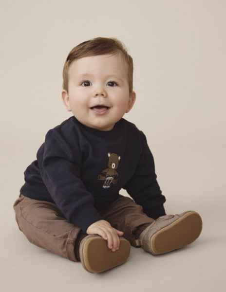 Sweatshirt Blau/Bär
