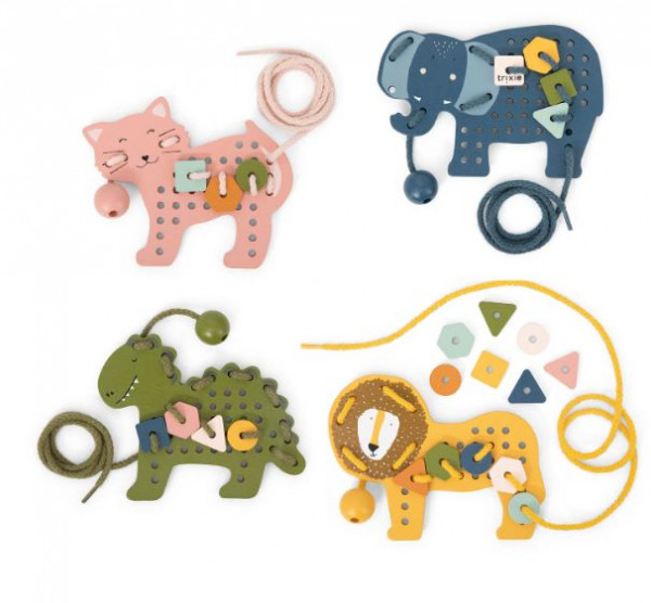 Tierisches Schnürspiel