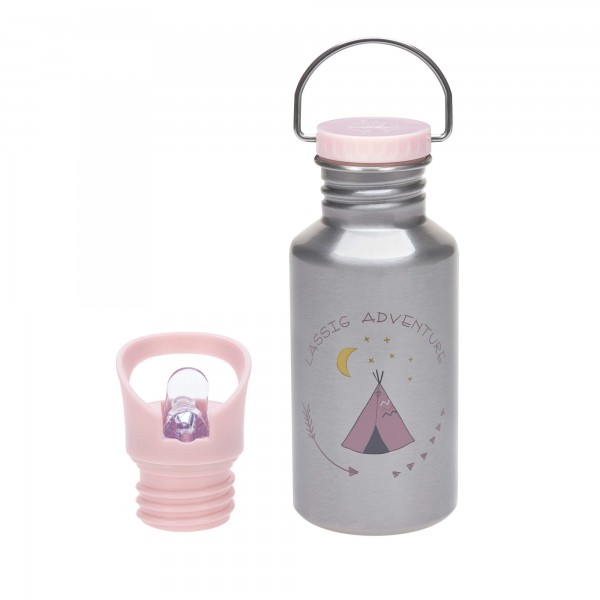 Trinkflasche aus Edelstahl, Steel Adventure Tipi